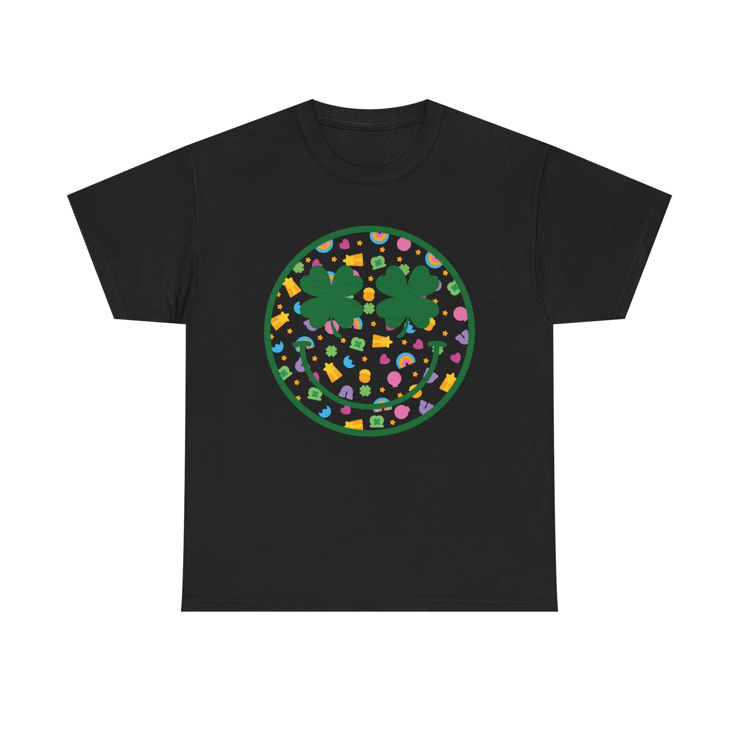 St. Patrick's Day Shamrock Smile T‑Shirt
