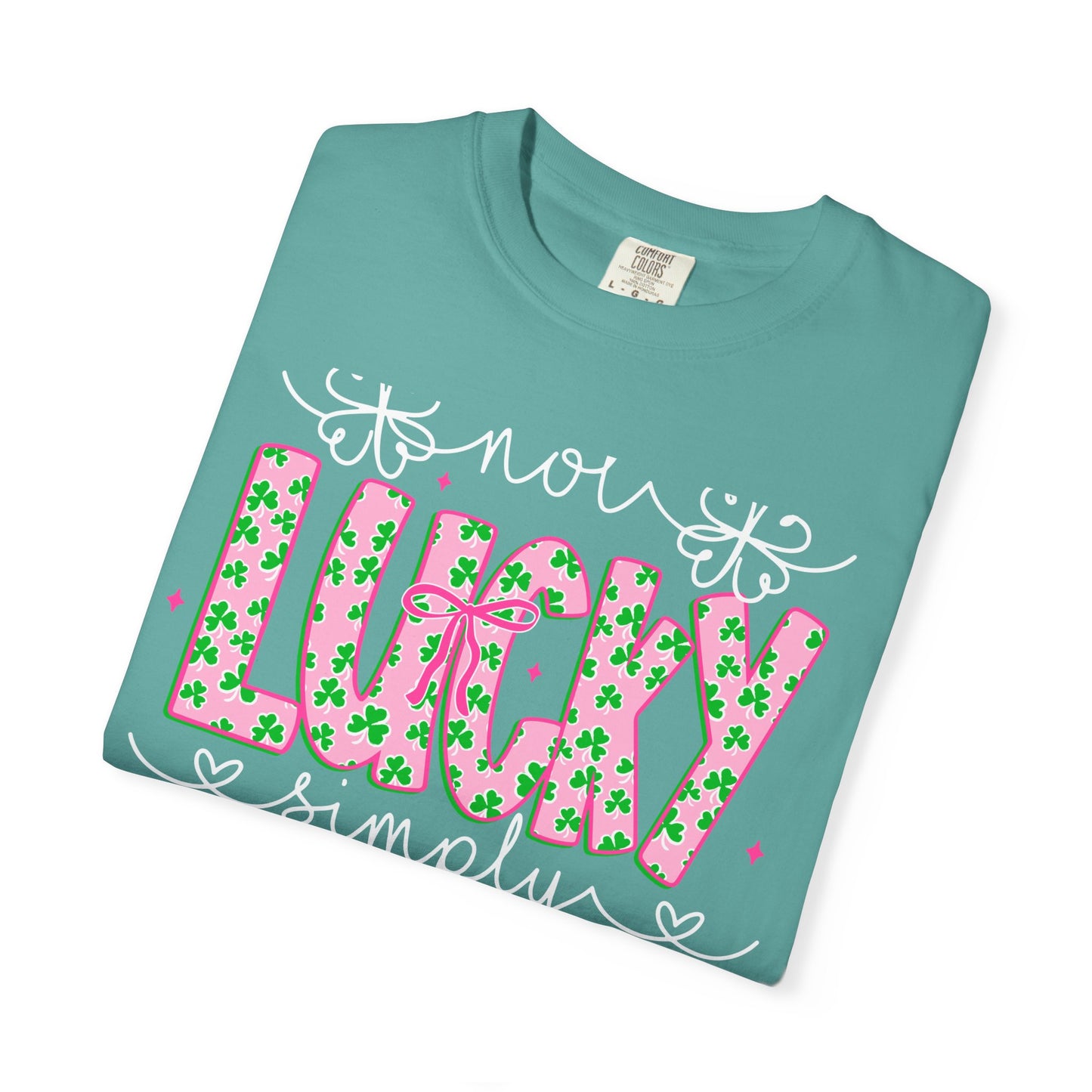 Lucky & Blessed T-Shirt — Floral Shamrock St. Patrick’s Day Tee