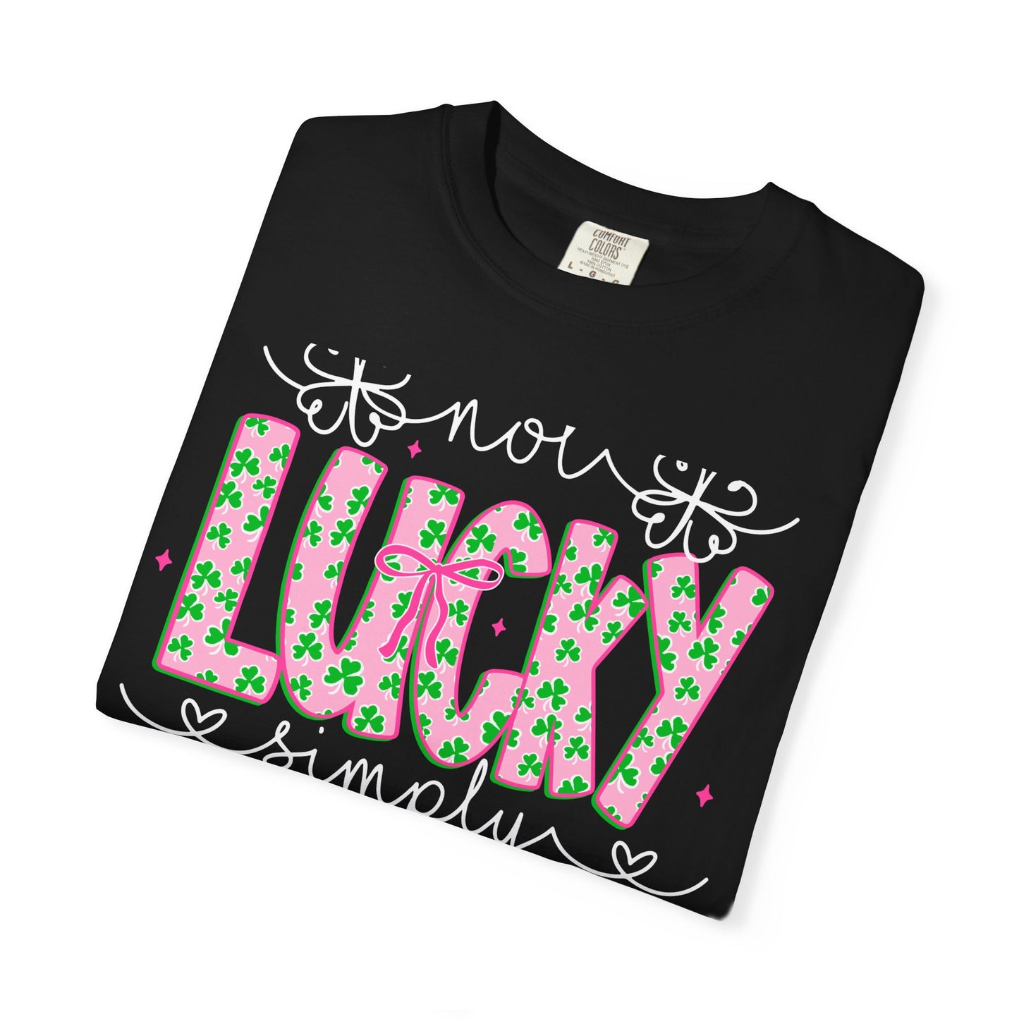 Lucky & Blessed T-Shirt — Floral Shamrock St. Patrick’s Day Tee