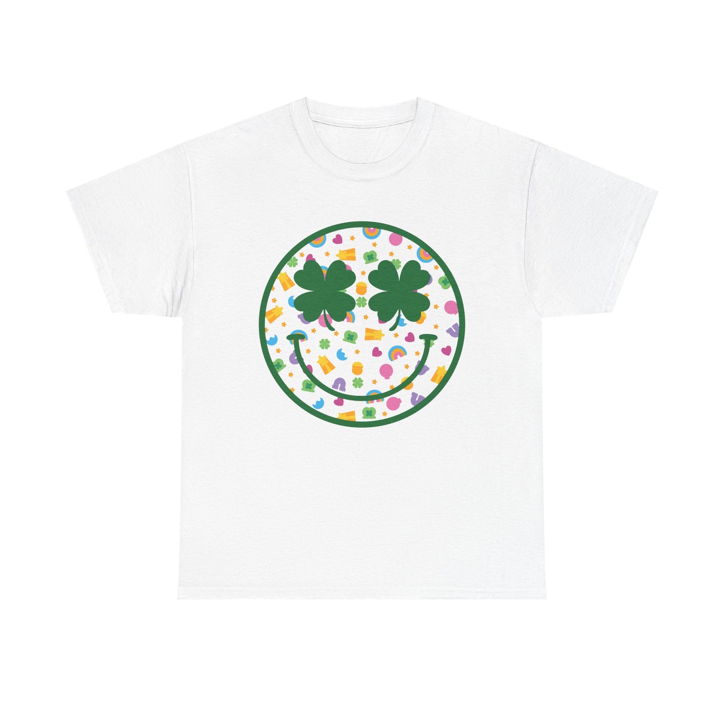 St. Patrick's Day Shamrock Smile T‑Shirt