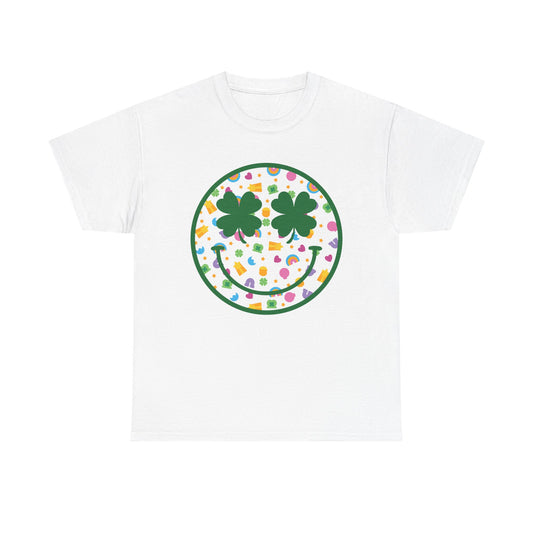 St. Patrick's Day Shamrock Smile T‑Shirt