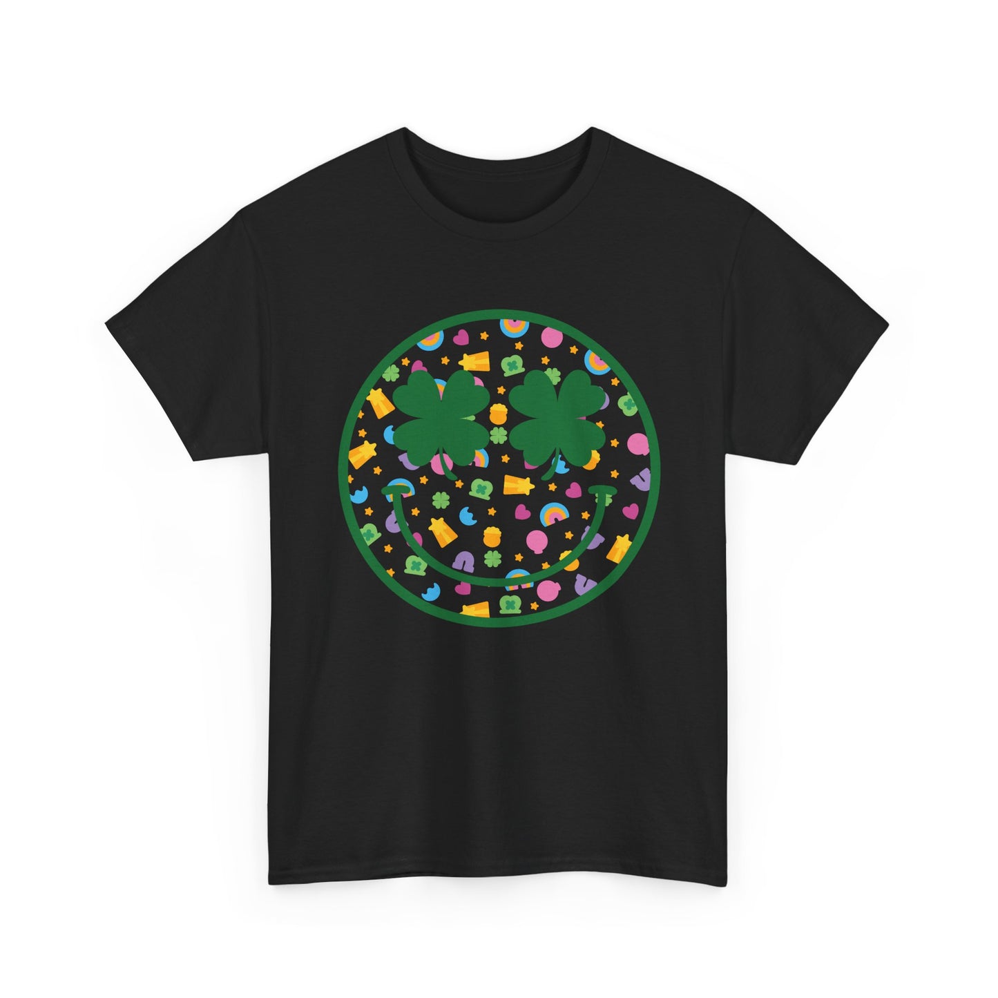 St. Patrick's Day Shamrock Smile T‑Shirt