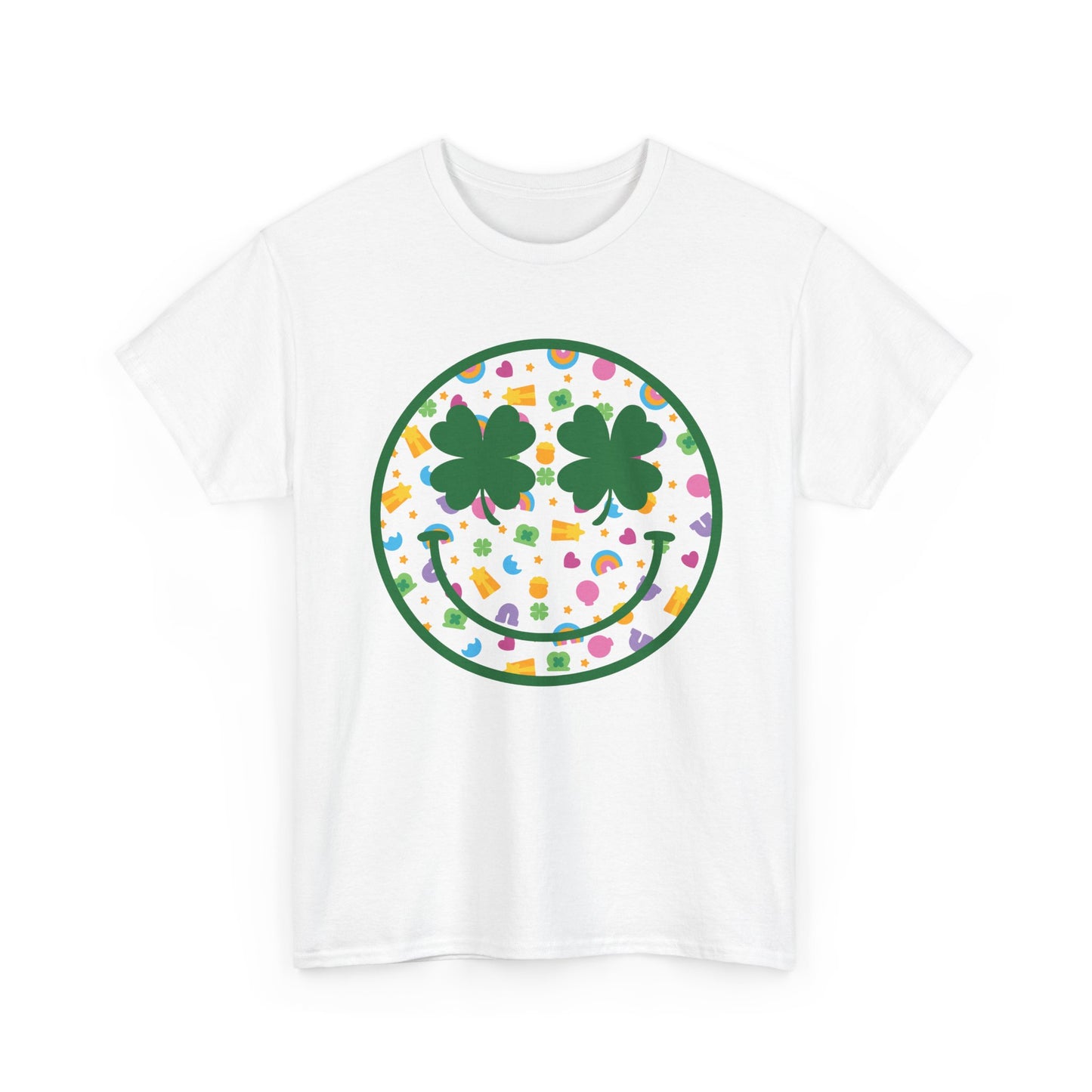 St. Patrick's Day Shamrock Smile T‑Shirt