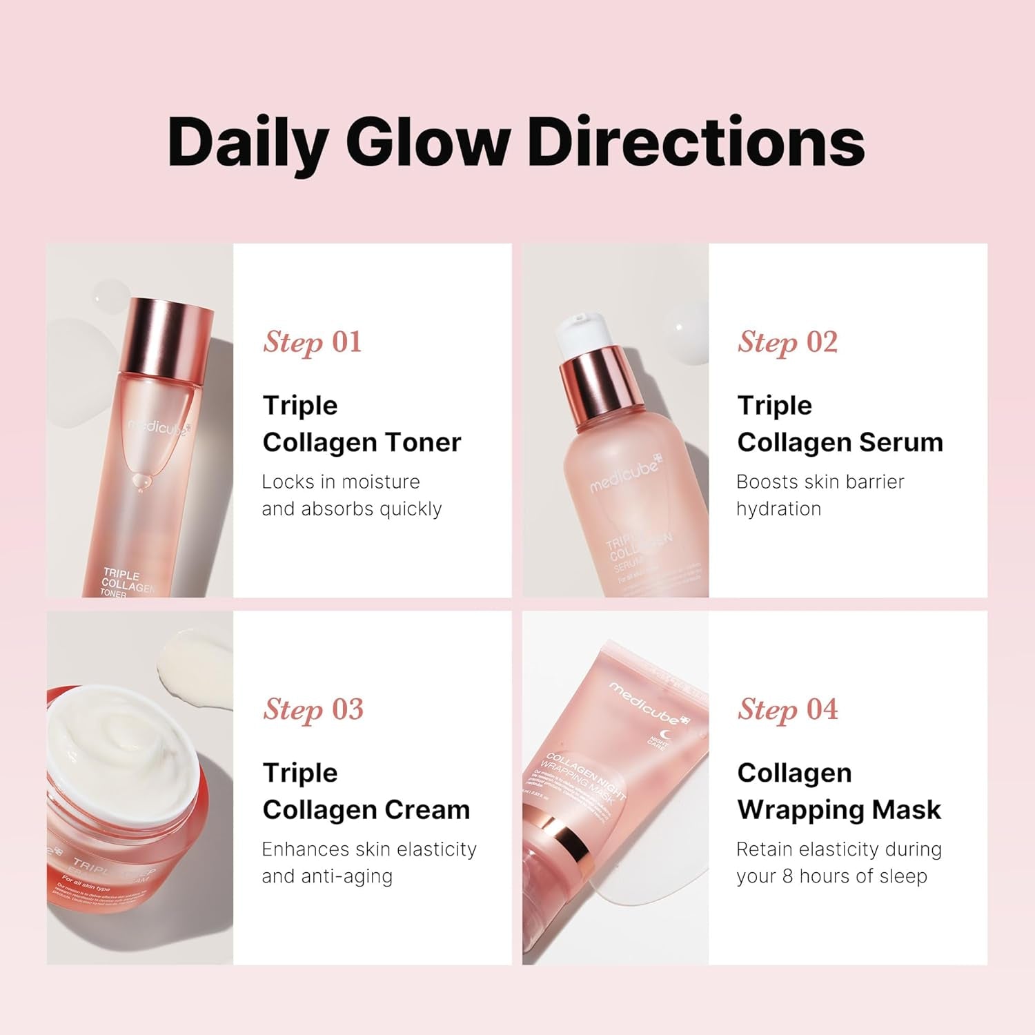 Glass Skin Collagen Trial Kit - Mini Skincare Set