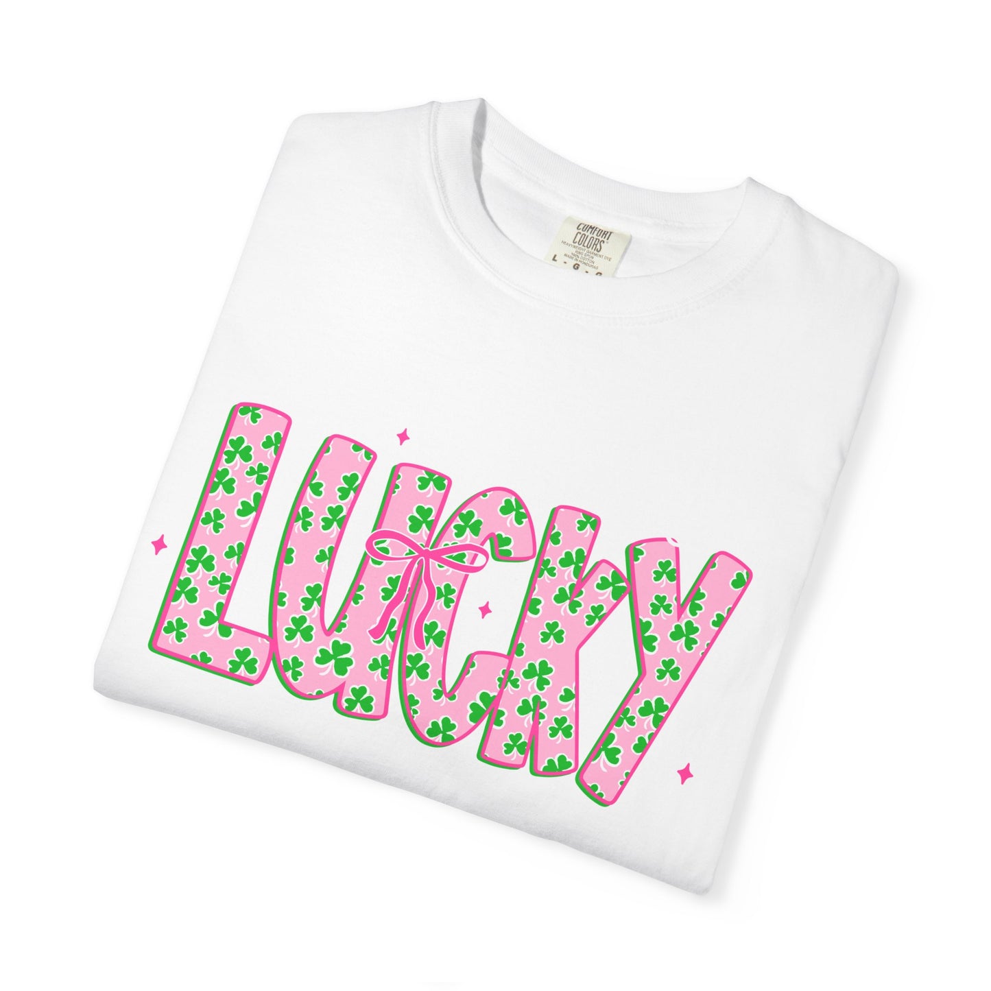 Lucky & Blessed T-Shirt — Floral Shamrock St. Patrick’s Day Tee